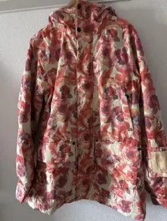 スキーウェア　スノボウェア　花柄