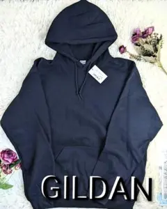 GILDAN HEAVY BLEND ブラックパーカーメンズ Mサイズのサムネイル