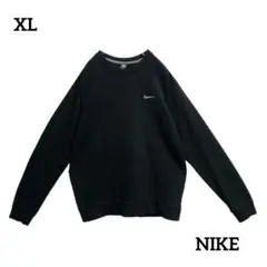 NIKEナイキスウェットトレーナー刺繍スウォッシュロゴシンプルデザイン古着