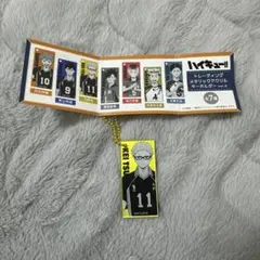 ハイキュー!! 月島蛍　トレーディングメタリックアクリルキーホルダー2