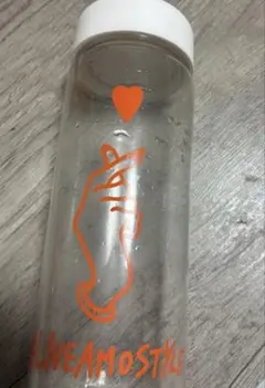 オレンジデザイン 透明水筒のサムネイル