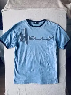 90s Helly Hansen 水色 Tシャツ Lサイズ古着