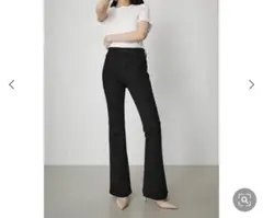 AZUL BY MOUSSY フレアデニム　パーフェクトデニムフレア　ブラック