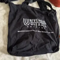 UNIVERSAL OVERALL ブラックトートバッグ