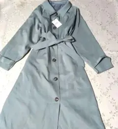 ★タグ付き未使用⭐︎GRL グリーン トレンチコート L