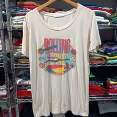 USA古着 ローリングストーンズ バンド 1981 ツアー プリント Tシャツ