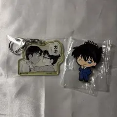 コナン展　名探偵コナン　アクリルキーホルダー　服部平次　江戸川コナン　ラバスト