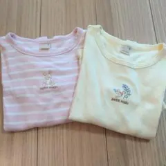 プティマイン　女の子　長袖Tシャツ　2枚セット　130