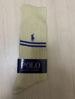 POLO ベージュ　ソックス 26-27cm