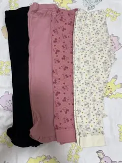 ユニクロ　UNIQLO 90サイズ　レギンス パンツ　4点セット　ディズニー