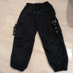 ブラック カーゴパンツ サイズ130
