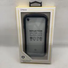 (W31)iFace iPhone7/8/SE2/SE3用ガラスケース/ブラック