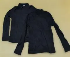 UNIQLO ブラック 長袖Tシャツ 120サイズ 2枚セット