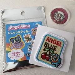 Angel Blue 刺繍ステッカー おまけ付き