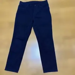 UNIQLO レディース パンツ ネイビー L 8部丈のサムネイル
