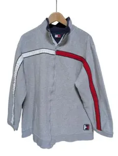 90s 00s TOMMY HILFIGER ジップアップ スウェット