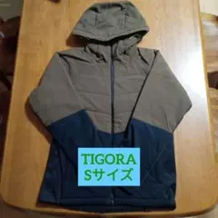 【TIGORA】 防寒ジャケット　Sサイズ　カーキ×ブラック