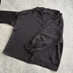 OPAQUE.CLIP ドット柄ブラウス