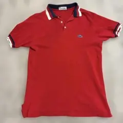 ラコステ　ポロシャツ　赤色