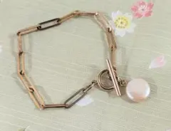 コインパール マンテルチェーンブレスレット