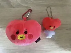 BTS BT21 TATAコインケースとキーリングセット