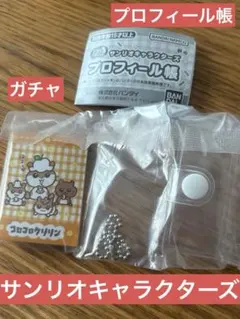 ガチャガチャ　ガチャ　カプセルトイ　サンリオ　プロフィール帳　豆本　ガシャポン