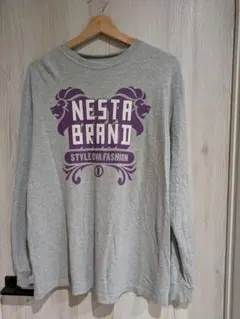 ✿メンズМサイズ✿NESTA BRAND 長袖カットソー グレー