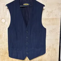 Ralph Lauren RUGBY ストライプ ベスト Mサイズ ネイビー