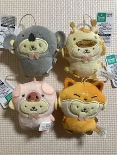 サンリオキャラクターズ どうぶつ着ぐるみマスコット『ポムポムプリン』4種セット