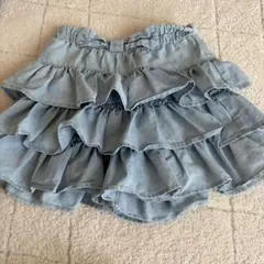 anyfam デニムスカート風パンツ