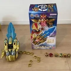 ナンバーワン戦隊ゴジュウジャー DXテガソード　戦隊リング4個セット