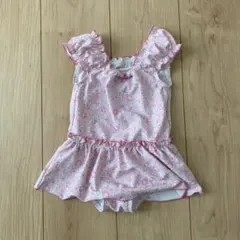 花柄 フリル ベビー水着 ワンピース