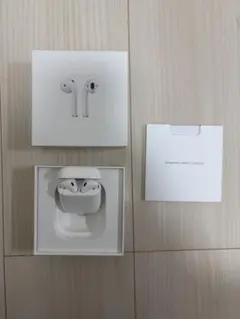 Apple AirPods 第二世代本体 ホワイト 充電ケース付き