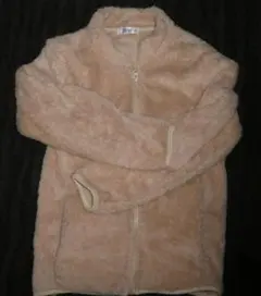 R/H フリースジャケット 160 ベージュ厚手の上着暖かいマックハウス