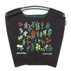 正規品　ボールアンドチェーン　 S FLOWER エコバッグ　Mサイズ 花柄