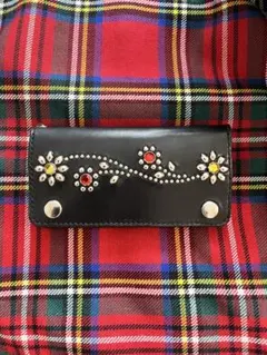 トラッカーウォレット Mサイズ　フラワー&リーフ