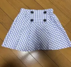 チェック柄キュロットスカート 130cm