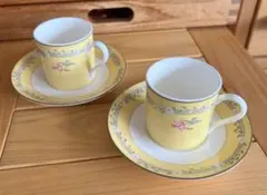 Tiffany&Co. Pink Tulip デミタスカップ 2客