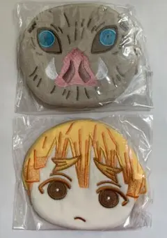 鬼滅の刃【2020鬼滅フェア】伊之助＆善逸　おまんじゅうふかふかポーチ⭐️定価以下