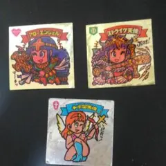 ビックリマンシール　十字架天使　3枚セット　まとめ売り