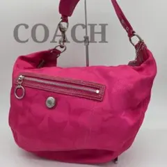 コーチ COACH F14873 シグネチャー キャンバス ピンク　Y2K