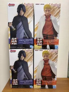 忍界造形列伝　うずまきナルト・うちはサスケ4個セット
