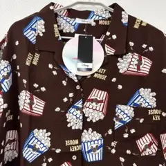新品 ディズニー ミッキー アロハシャツ LL ミツマルアロハ ポップコーンのサムネイル