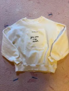 ZARA ガールズ　ホワイト トレーナー Lサイズ