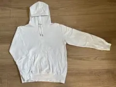 GU ホワイト フード付きパーカー Mサイズ