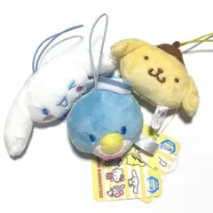 サンリオキャラクターズ フェイスマスコット シナモロール ポムポムプリン サム