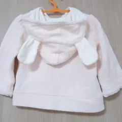 クーラクール　ウサギ耳　アウター 80 薄手　パーカー