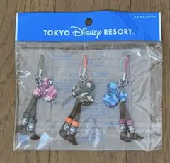 ディズニー　ミッキー　 ストラップ 3個セット