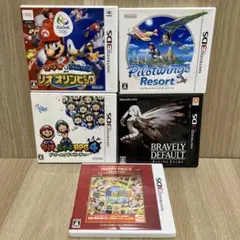 3DS 5本セット まとめ売り ブレイブリーデフォルト マリオ ソニック 等
