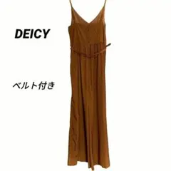 3052M○デイシー　DEICY キャミソールオーバーオール　水玉　ワイドパンツのサムネイル